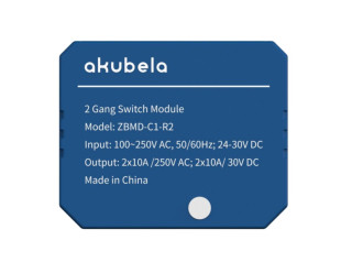 Akubela 2 Gang Switch Module Zigbee - ZBMD-C1-R2